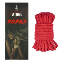 Bondage Cotton Rope 5m - Red