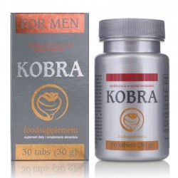 Potenciador masculino Kobra 30 Tabs