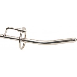 EROTIC Extreme BDSM - Steel Penis Ring Catheter Silver