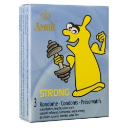 Amor Strong Condoms 3 pack