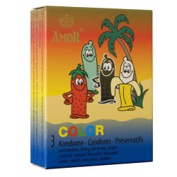 Amor Color Condoms 3 pack