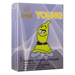 Amor Young Condoms 3 pack